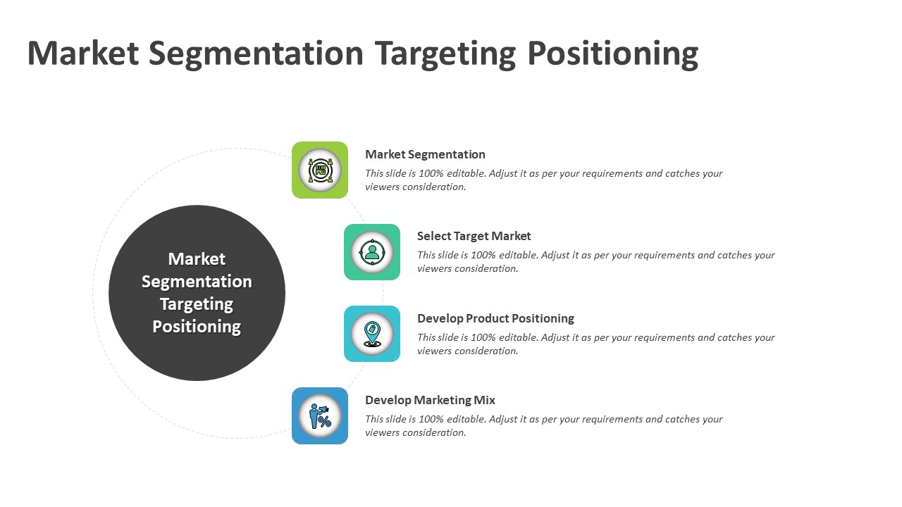 Market Segmentation Targeting Positioning PowerPoint Template Lupon