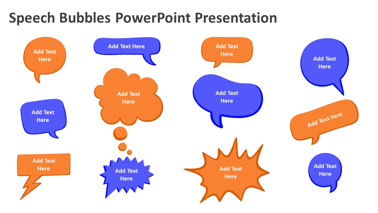 Speech Bubbles PowerPoint Presentation PPT Templates