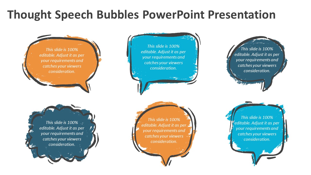 Thought Speech Bubbles Powerpoint Presentation Ppt Template