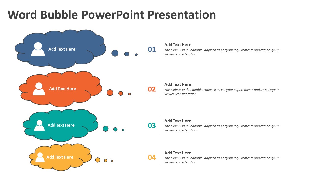 Word Bubble PowerPoint Presentation PPT Templates