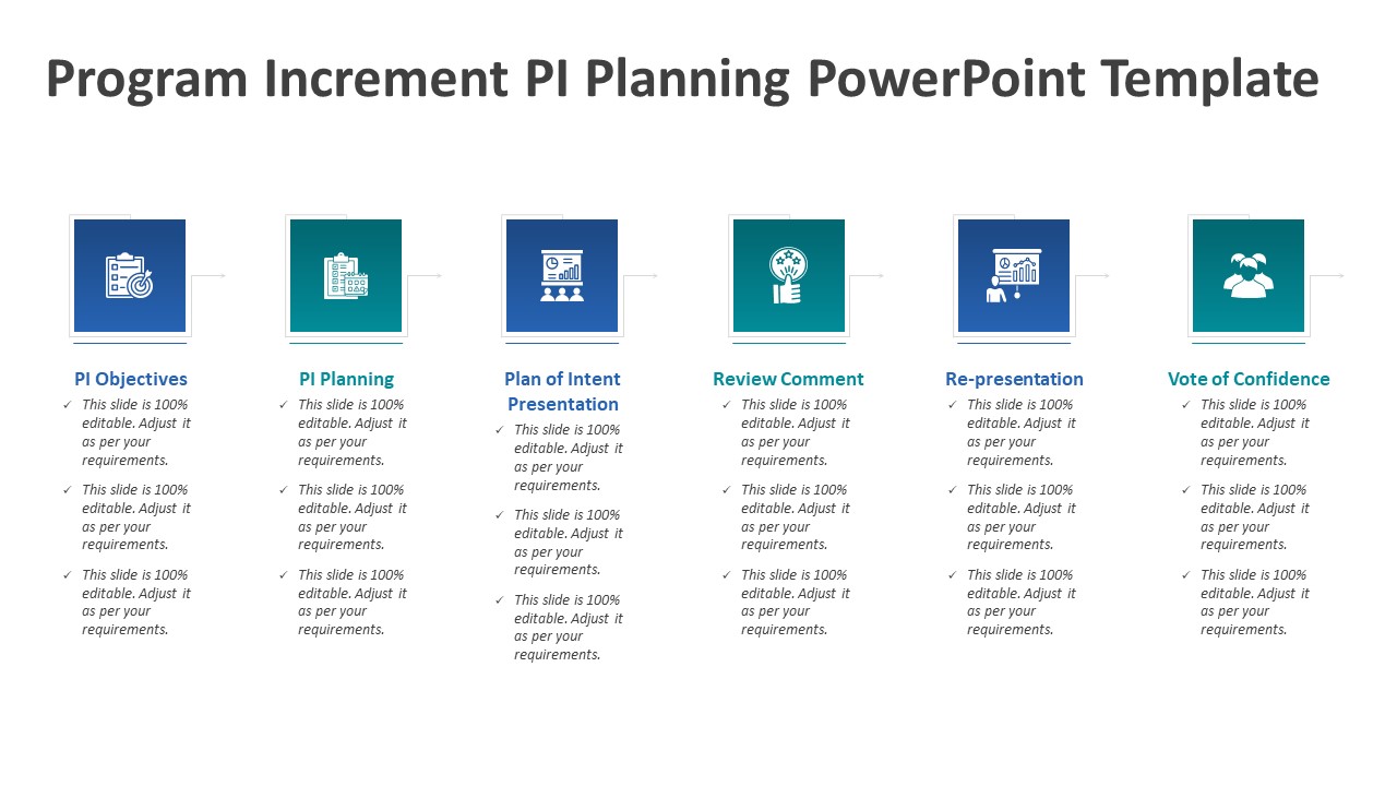 Program Increment PI Planning PowerPoint Template