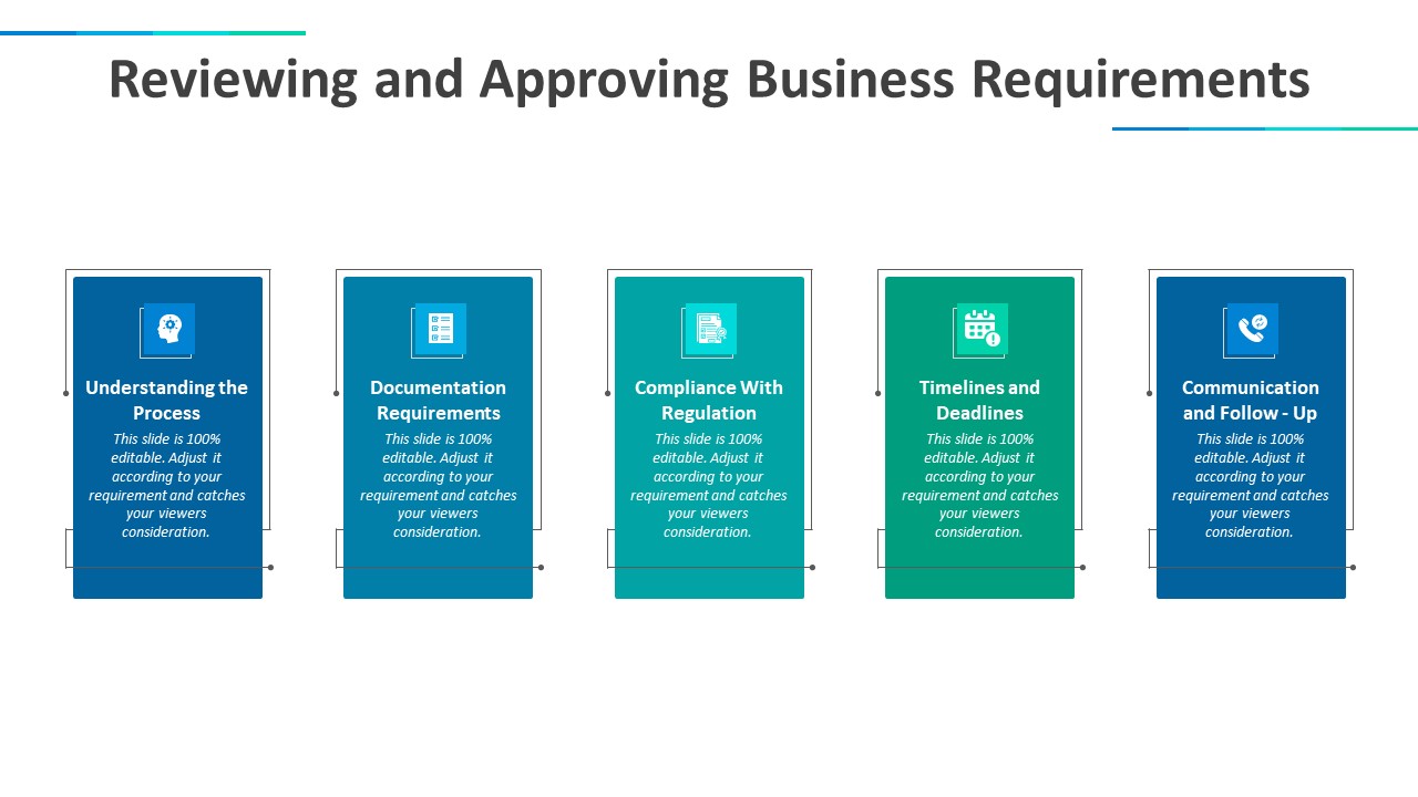 Reviewing And Approving Business Requirements Powerpoint Template