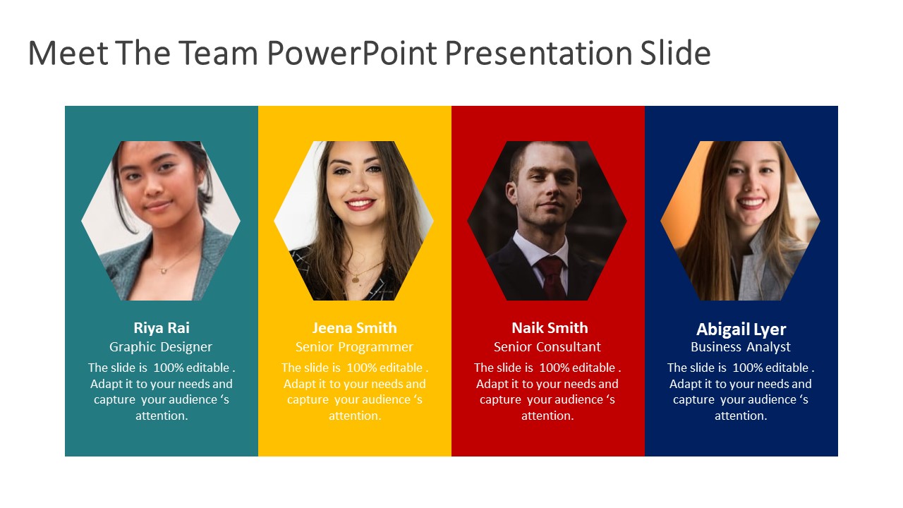 Meet The Team Powerpoint Presentation Slide Team Templates | Images And ...