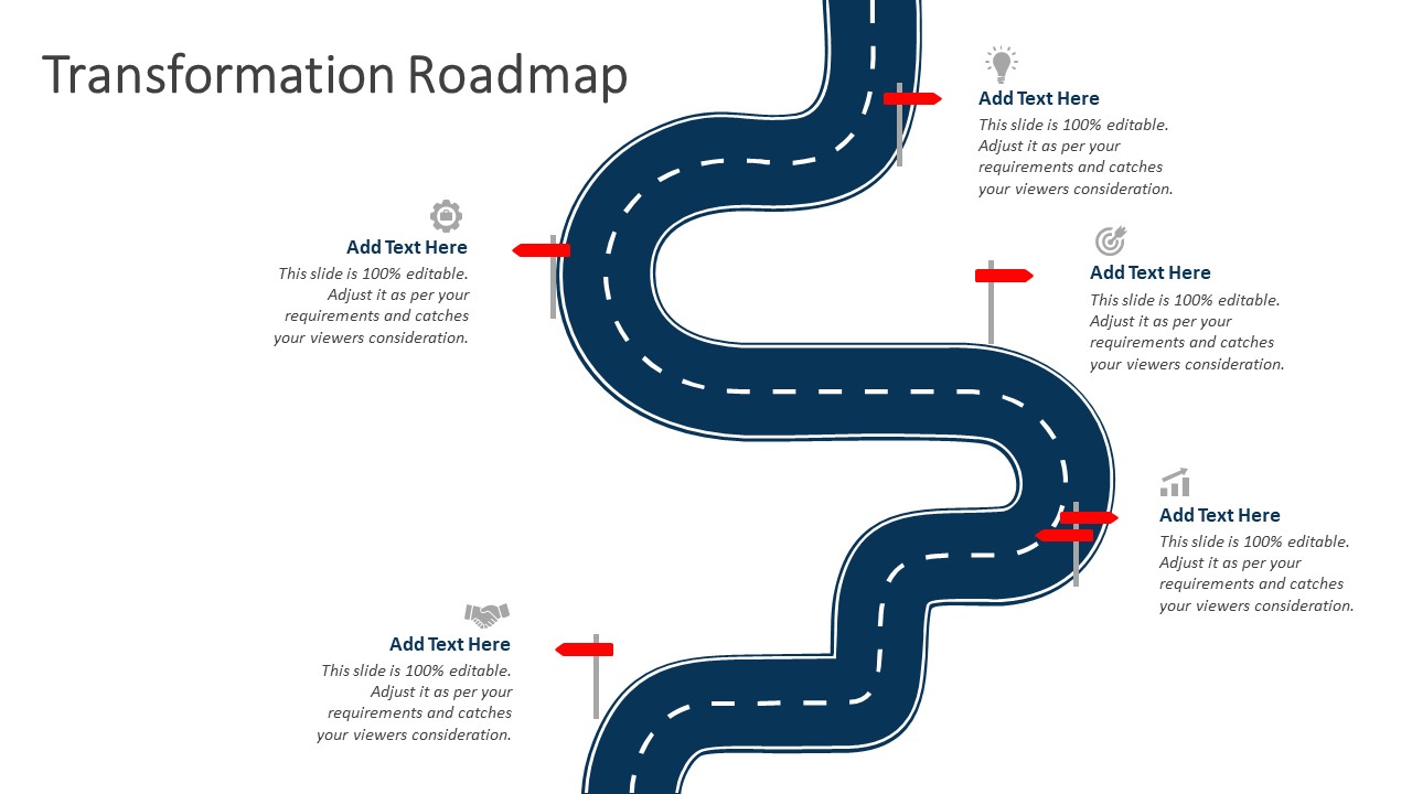 Transformation Roadmap PowerPoint Template Roadmap Templates