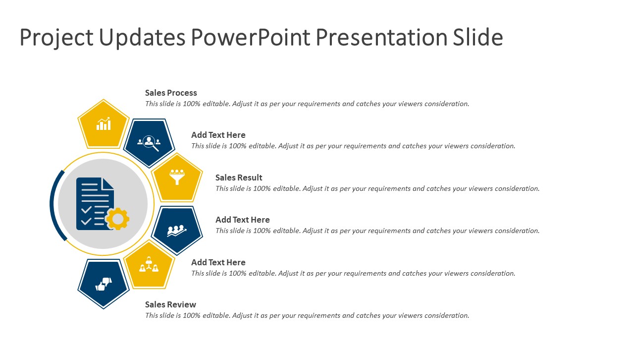 Project Update Slide Template