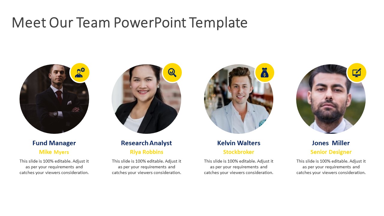 Meet Our Team PowerPoint Presentation Template | PPT Templates