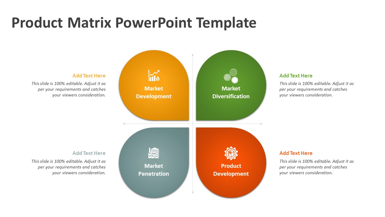 Product Matrix PowerPoint Template | PPT Templates