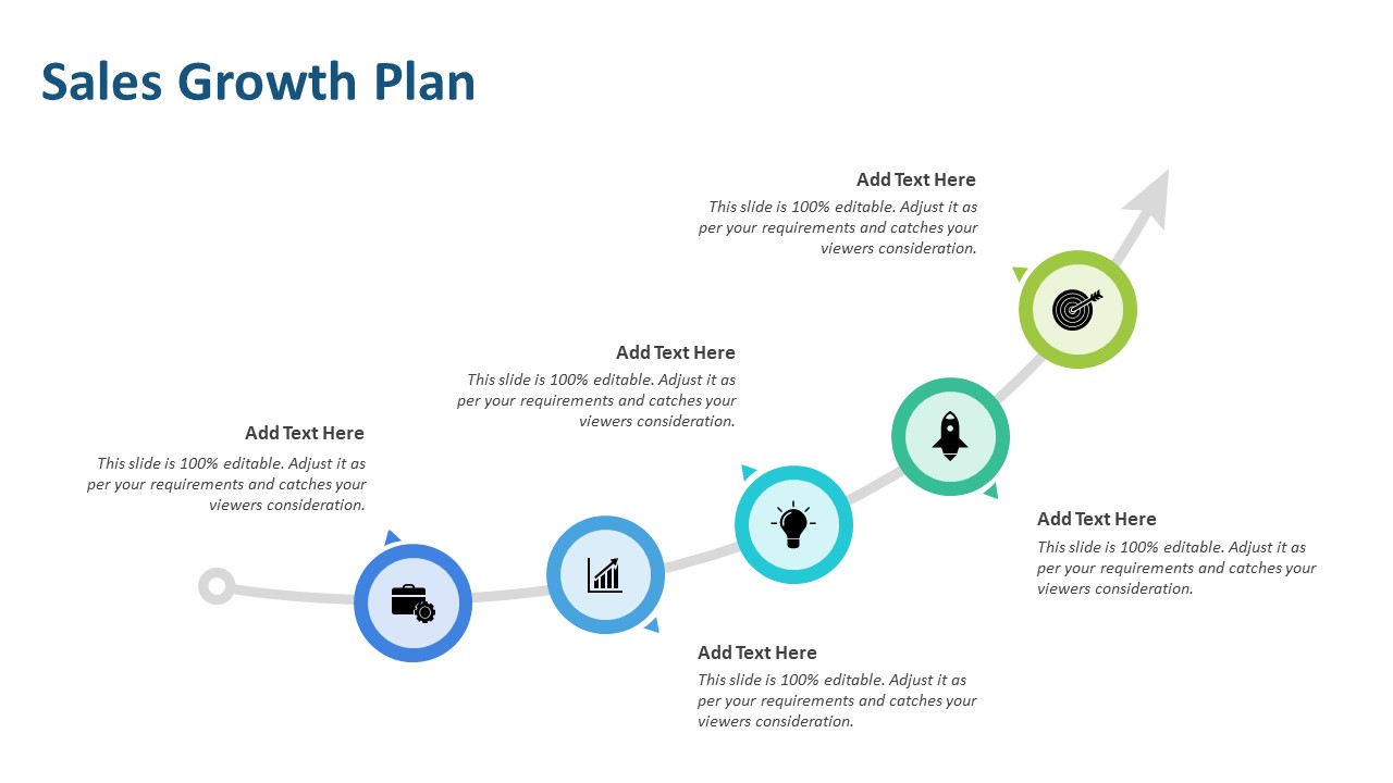 Sales Growth Plan PowerPoint Template | PPT Templates