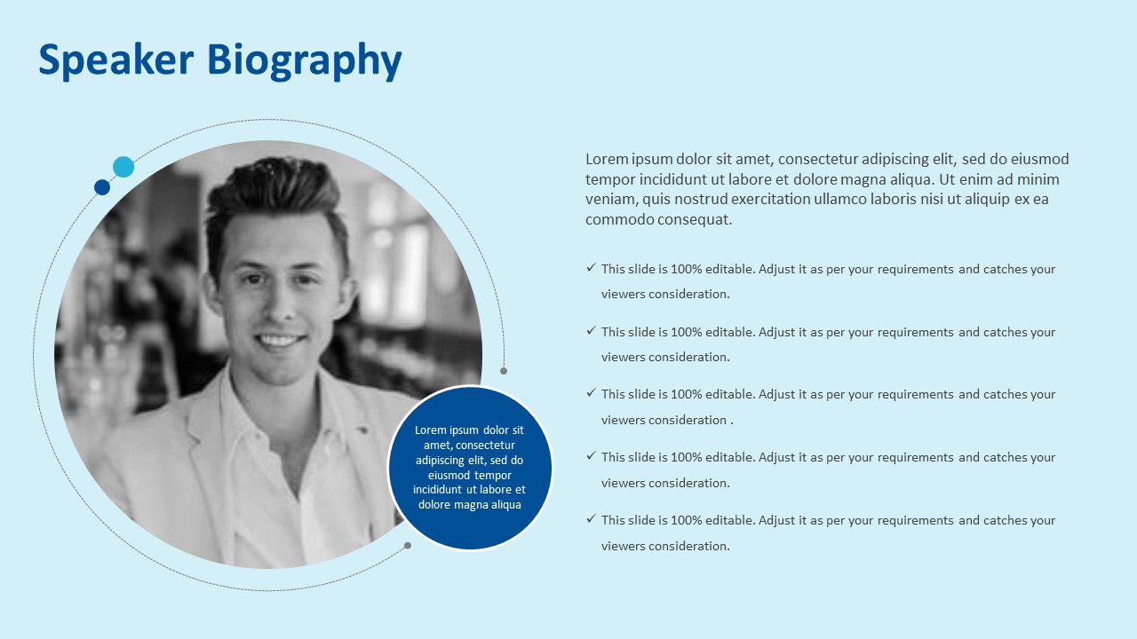 biography powerpoint templates free download