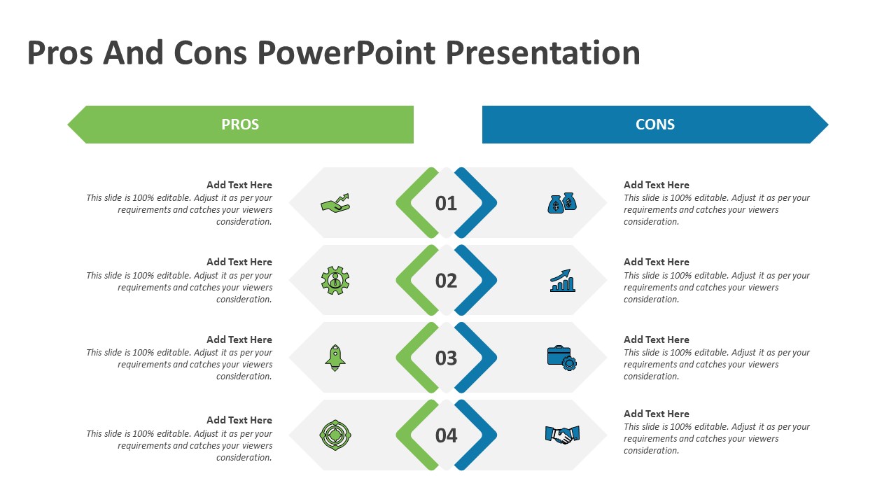 Pros And Cons PowerPoint Presentation | PPT Templates