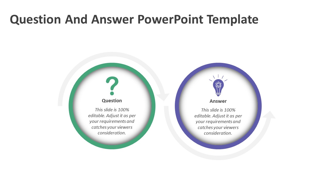 Question And Answer PowerPoint Template | PPT Templates