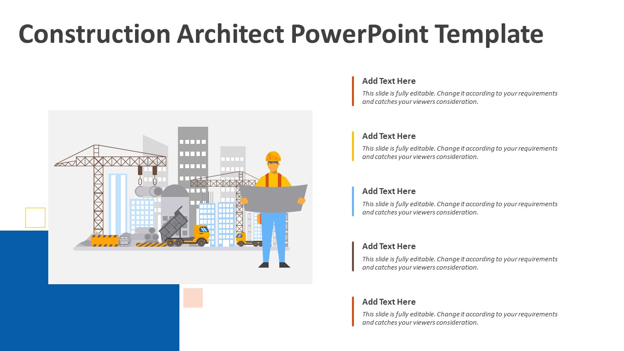 Construction Architect PowerPoint Template | PPT Templates