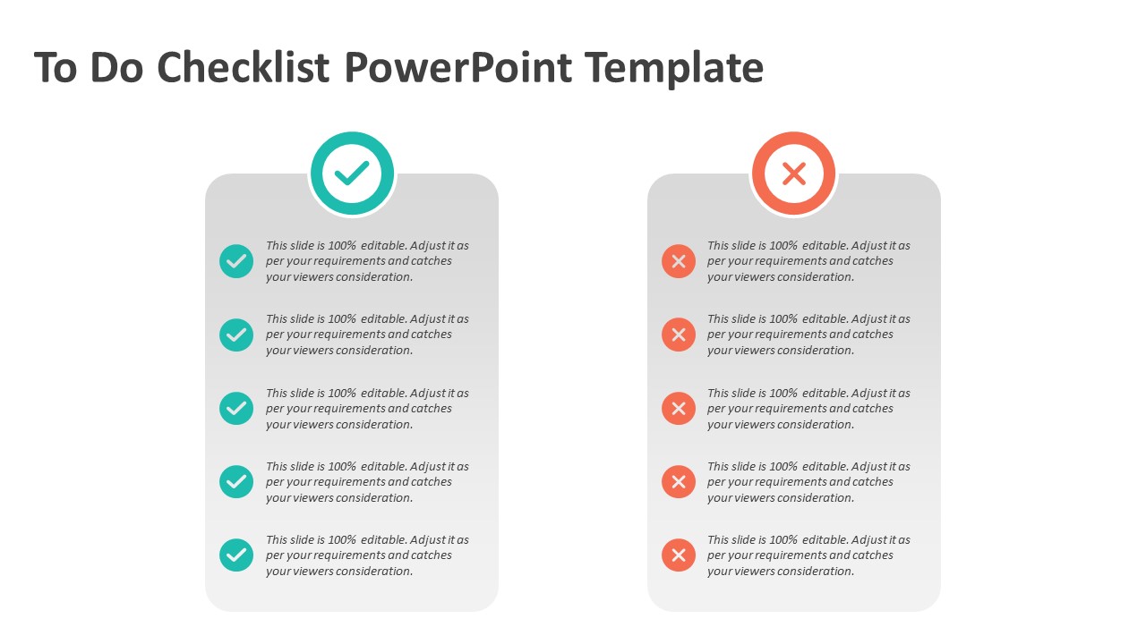 To Do Checklist PowerPoint Template | PPT Templates