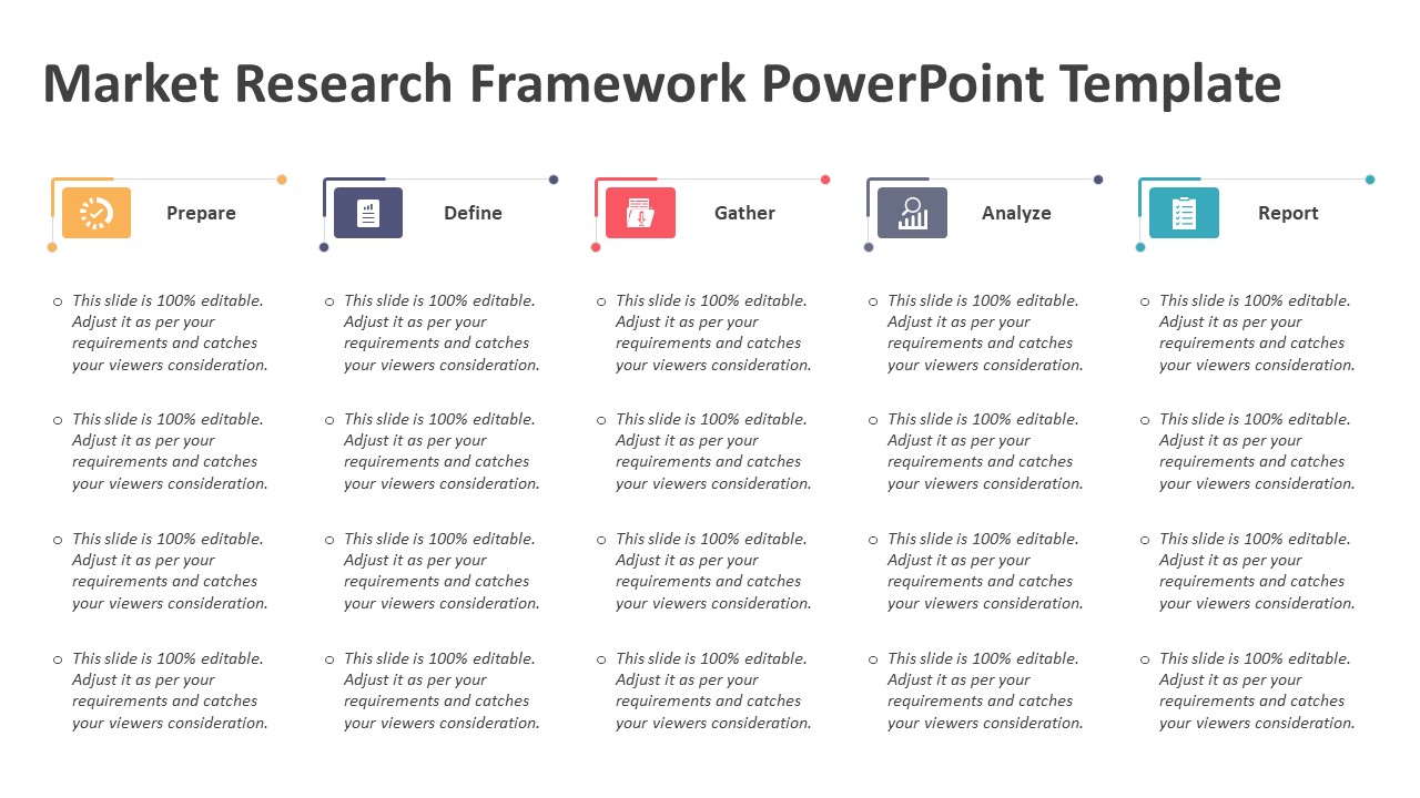 Market Research Framework PowerPoint Template Archives - Kridha.net