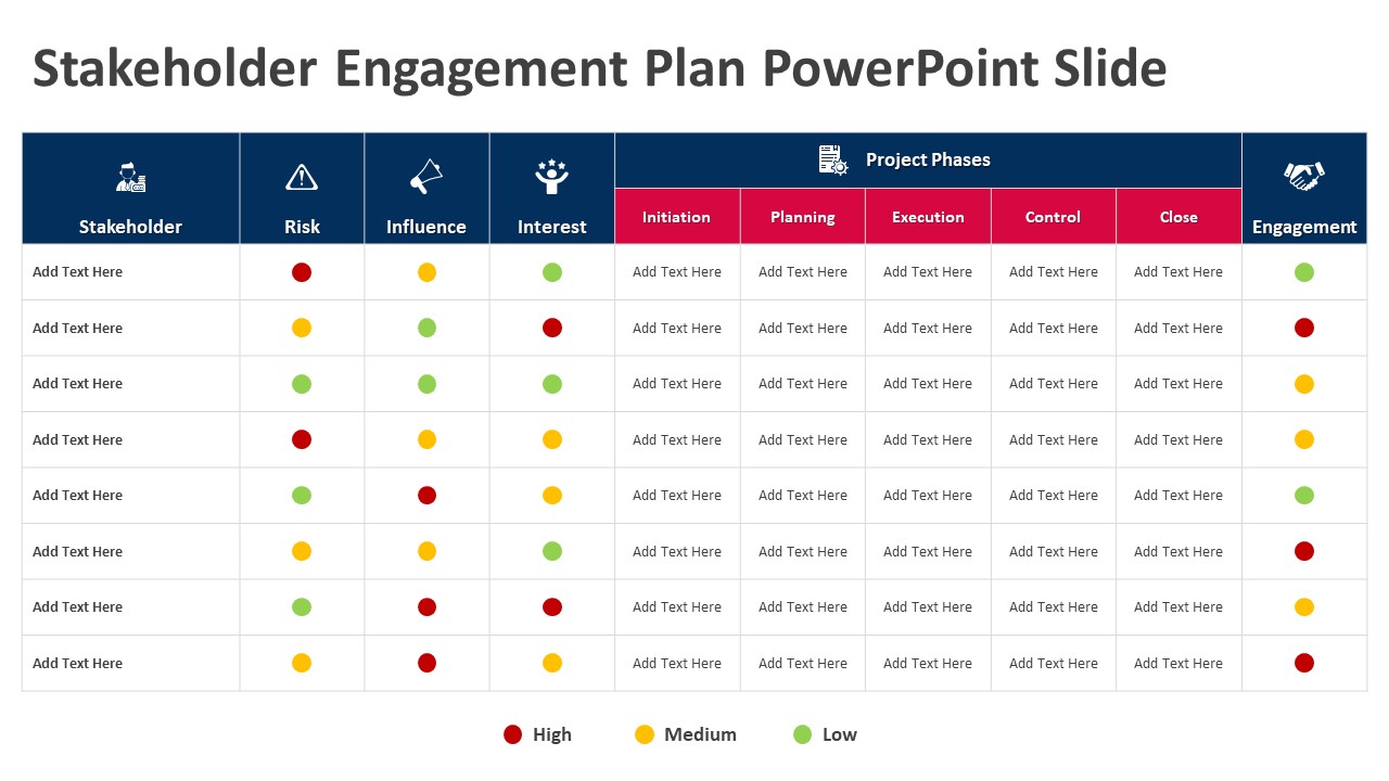 Stakeholder Engagement Plan PowerPoint Slide | PPT Templates