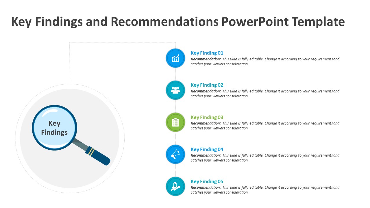 Key Findings And Recommendations PowerPoint Template | PPT Template