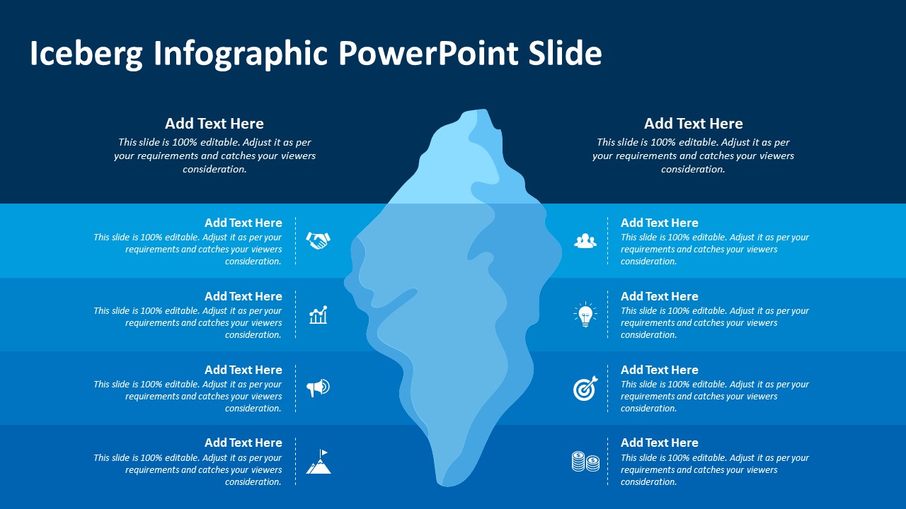 Iceberg Infographic PowerPoint Slide | Iceberg Diagram Template