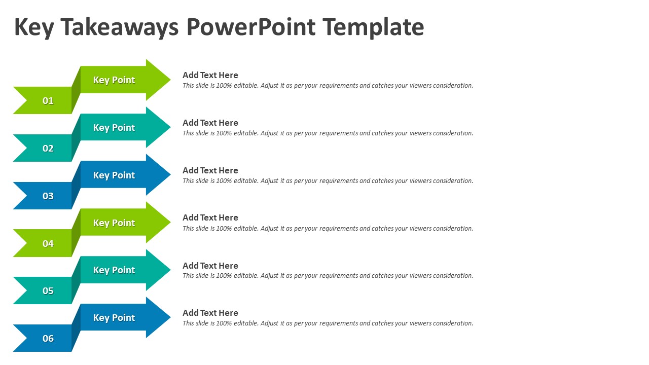 Key Takeaways PowerPoint Template | Key Takeaways Slide