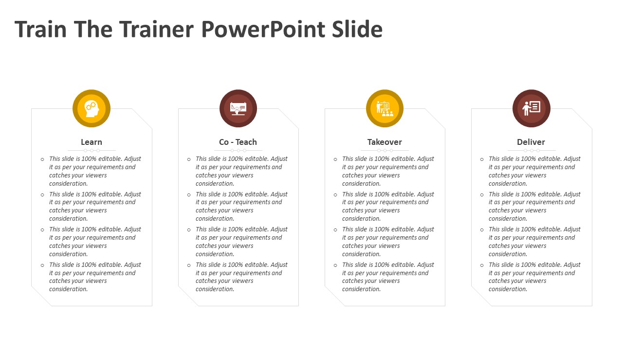 Train The Trainer PowerPoint Slide | PPT Templates