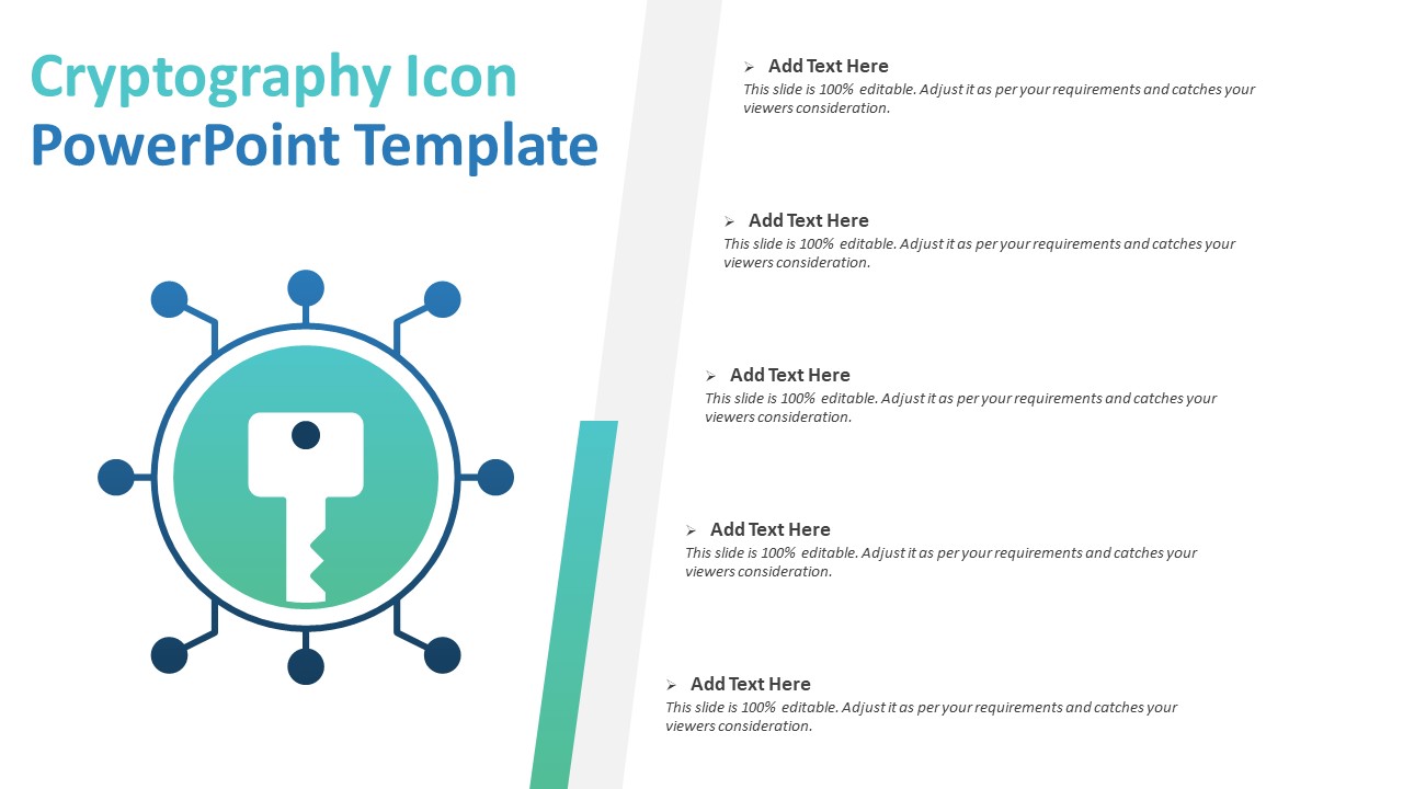 Cryptography Icon PowerPoint Template | PPT Templates