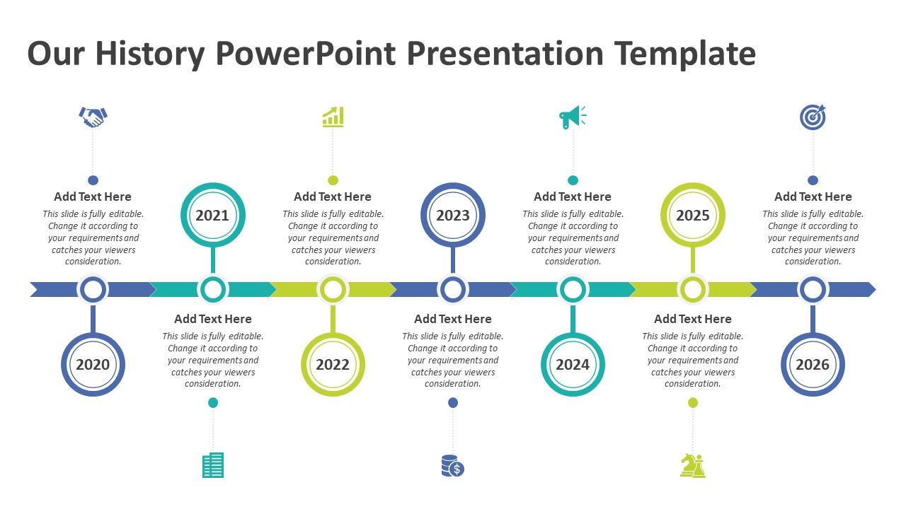 Our History PowerPoint Presentation Template | PPT Templates