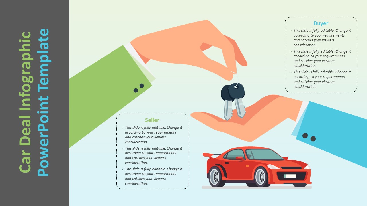 Car Deal Infographic PowerPoint Template