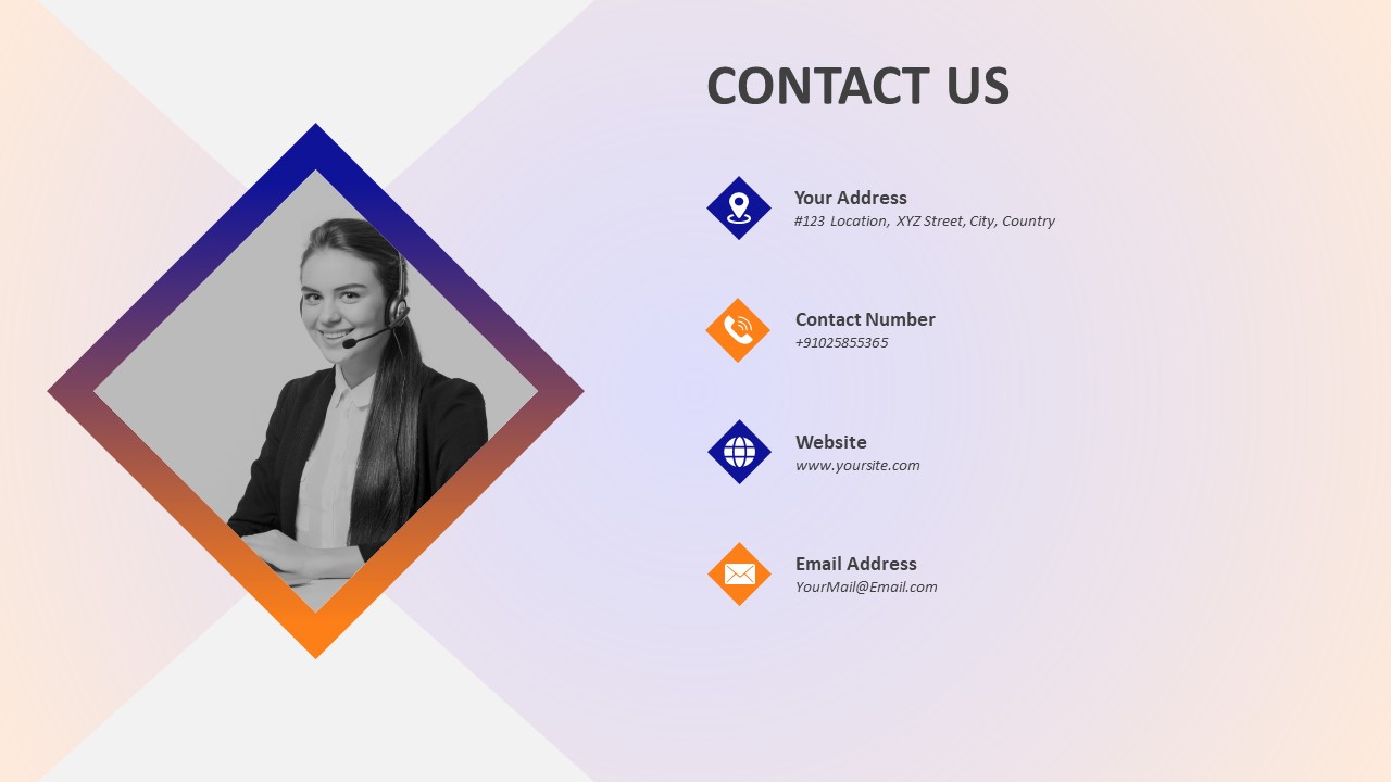 Contact Us PowerPoint Presentation Slide | PPT Templates