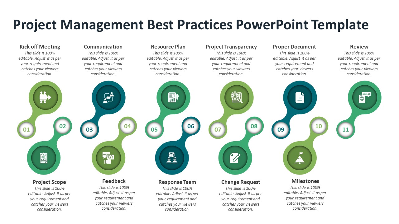 Project Management Best Practices PowerPoint Template