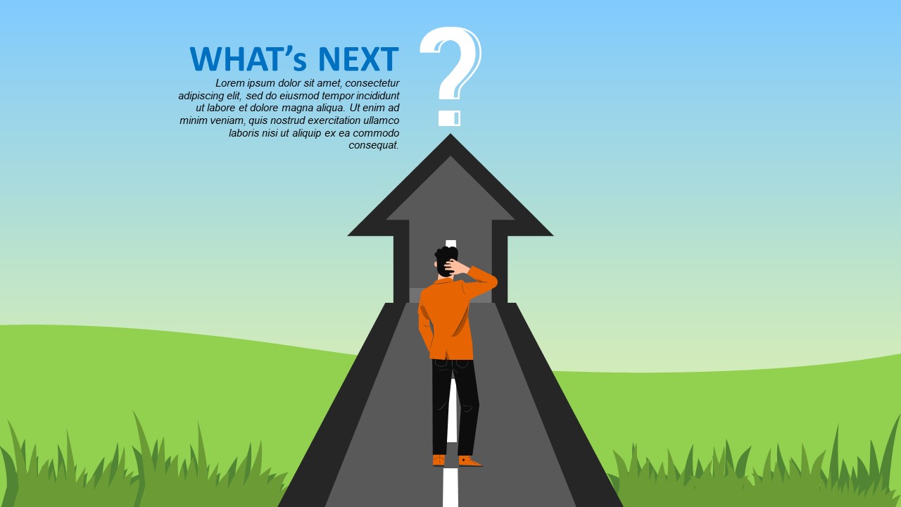 Whats Next PowerPoint Presentation Slide | Next Steps Slide