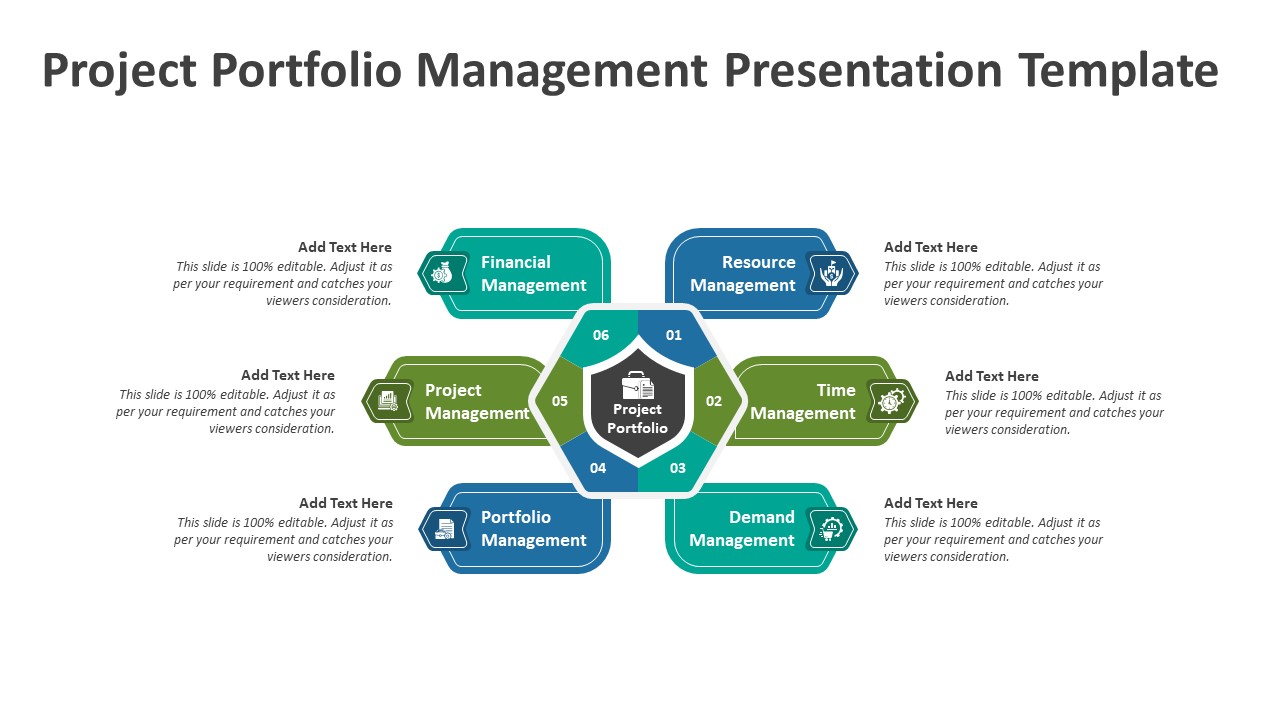 Project Portfolio Management Presentation Template | PPT Slides