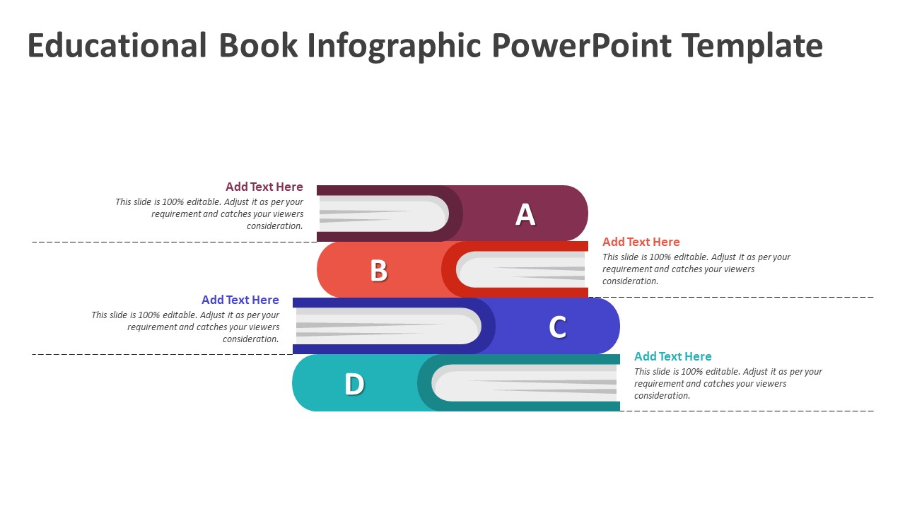 Educational Book Infographic PowerPoint Template | PPT Template