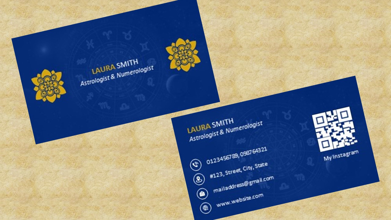 Astrology Business Card Template | Business Card Templates